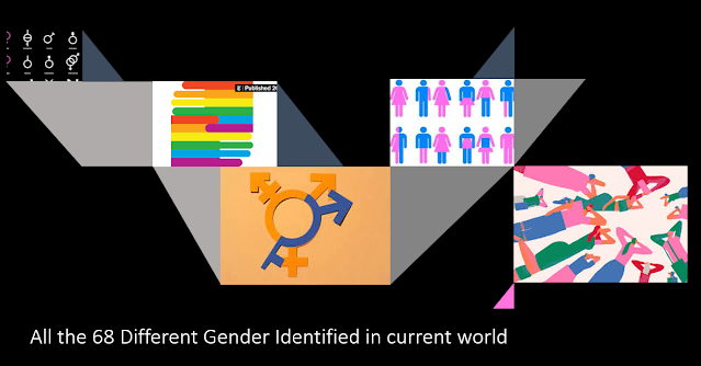 All the 68 Different Gender Identified in current world