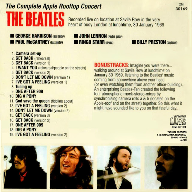 jfn Beatles Music & Memories: Beatles 1969 Apple Rooftop Performance ...