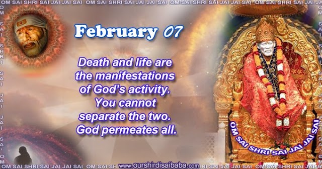 Sai Blessings - Daily Blessing Messages-Shirdi Sai Baba Today Message 07-02-2022