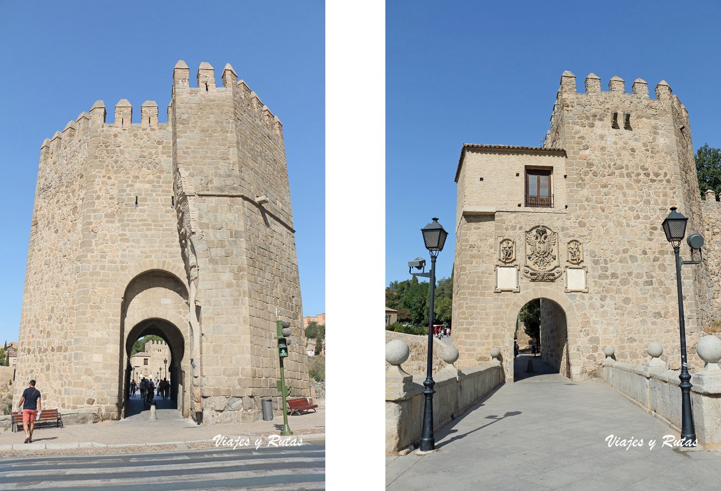 Torres del puente de San Martín de Toledo