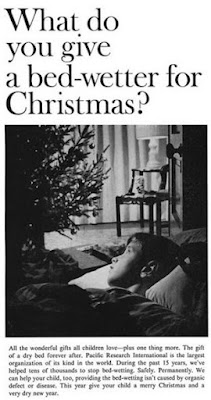 What do you give a bed-wetter for Christmas