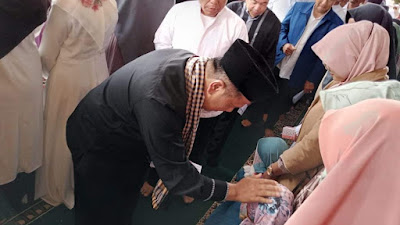 Mengenal tradisi menyapu kepala anak yatim di Dusun Lubuk landai pada hari Asyura 