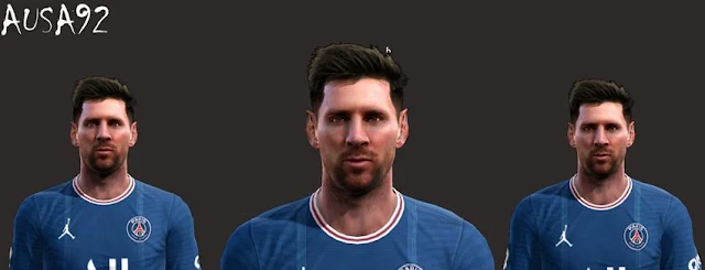 Lionel Messi New Face 2021 For PES 2013