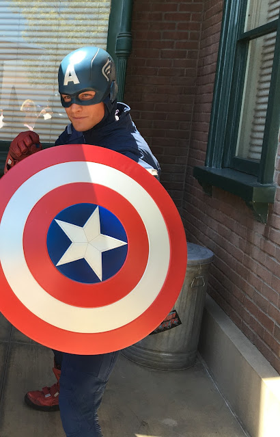 Captain America Character in Disney California Adventure