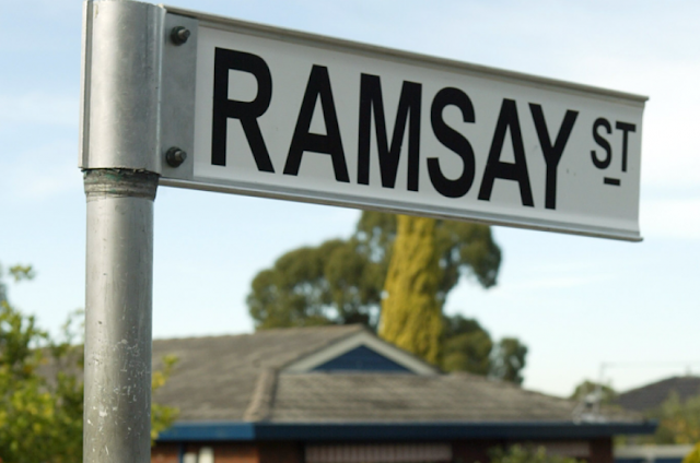 Ramsay Street sign