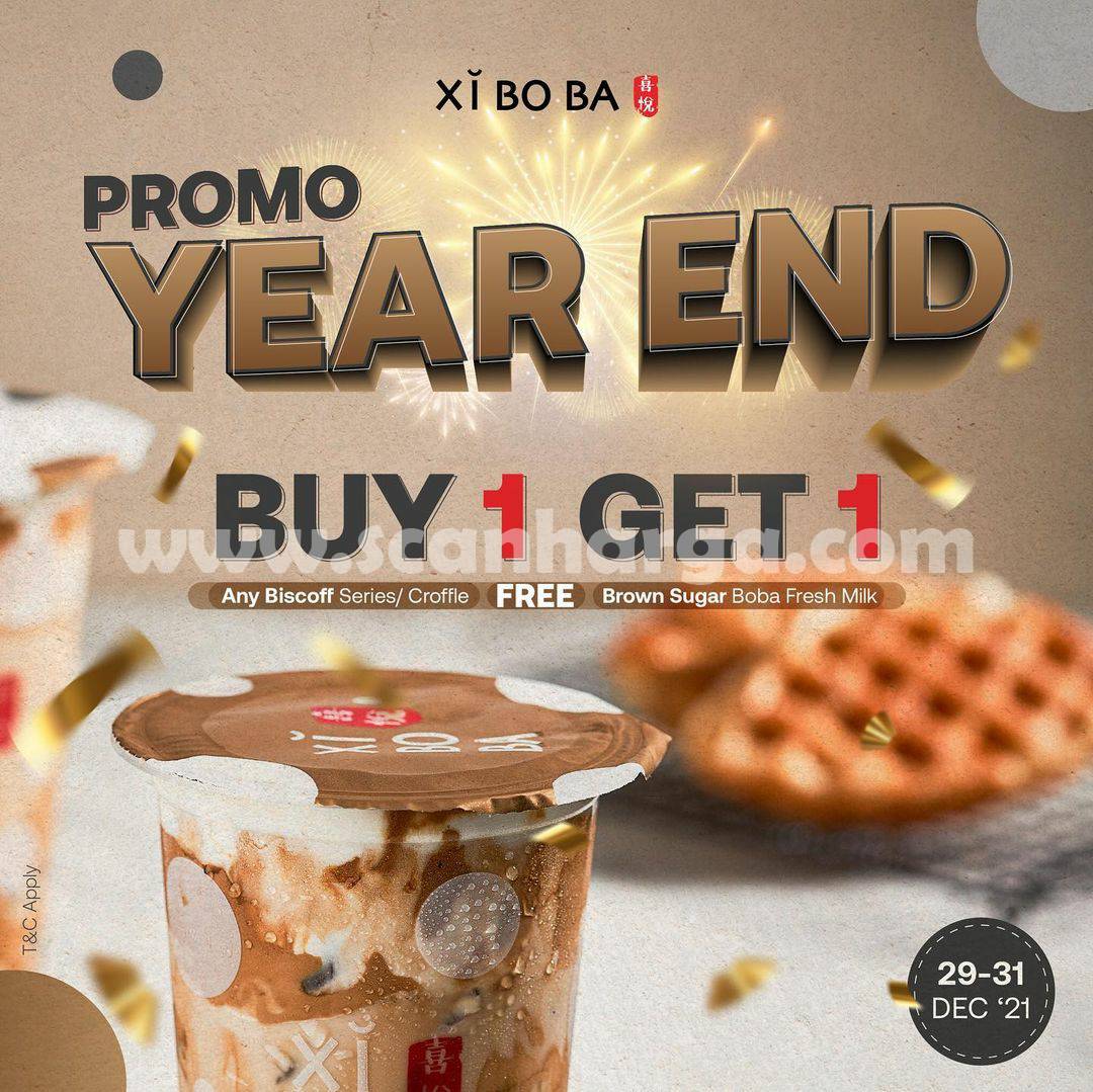 XIBOBA Promo YEAR END BUY 1 GET 1 FREE*