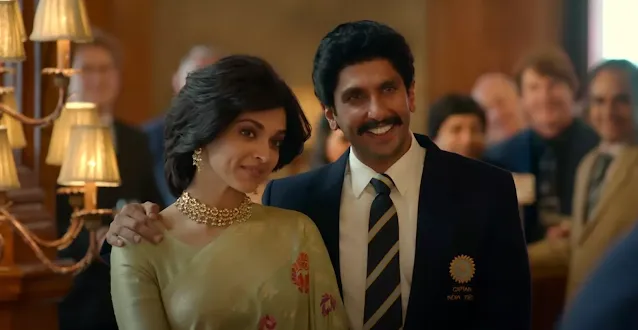 in 83 movie (2021) kapil dev and his wife image