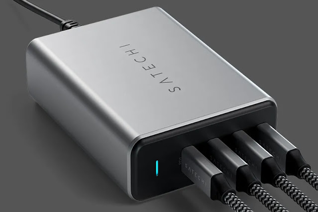 أعلنت شركة Satechi عن شاحن USB-C الجديد بأربعة منافذ بقوة 165 واط