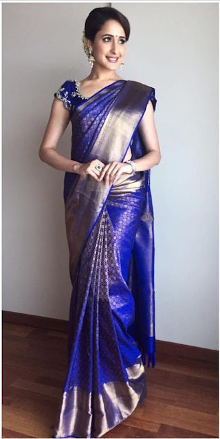 Actress Pragya Jaiswal Latest Cute Stills In Saree 13