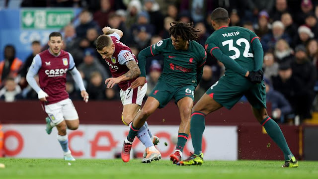 Premier League: Aston Villa vs Liverpool  1-3