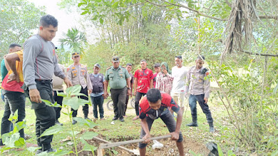 Mortir Diledakkan Di Tangse, Diduga Sisa Peninggalan Belanda