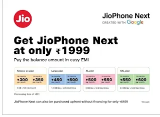 Jio phone next