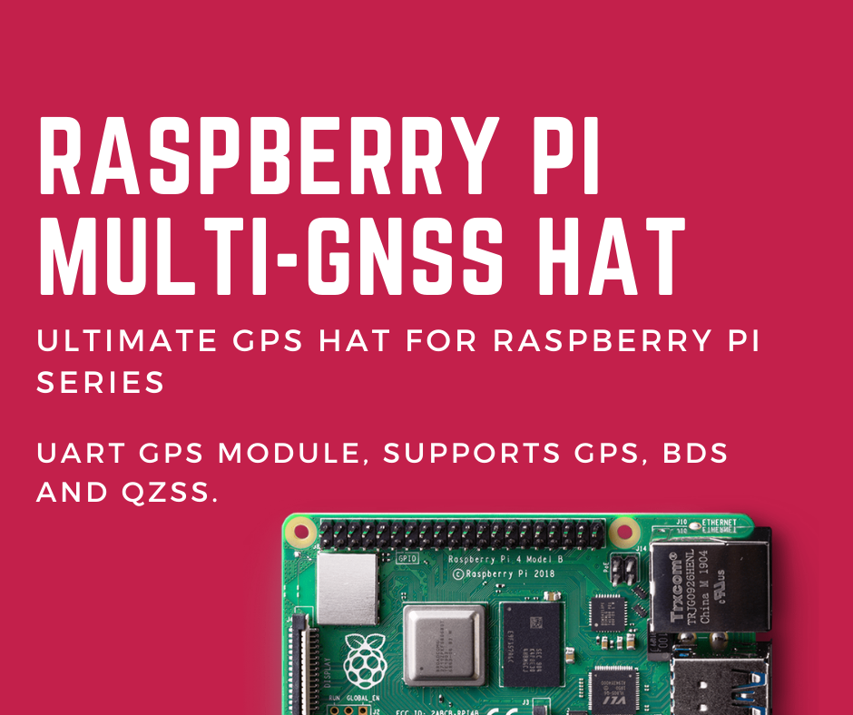 UART GPS Module, supports GPS, BDS and QZSS for Raspberry Pi