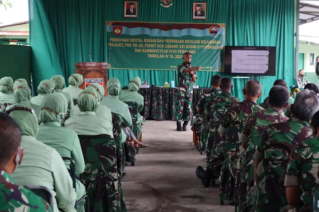 Pembinaan Rohani Mental Dan Ideologi Kejuangan Prajurit, PNS dan Persit Kodim Pemalang