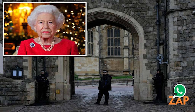 Homem preso no castelo de Windsor