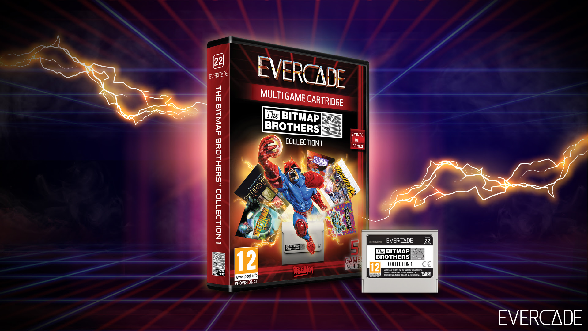 Evercade VS Bitmap Brothers collection Speedball