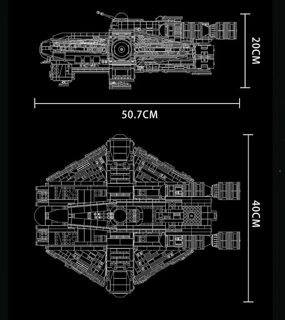 Knockoff Lego Star Wars Rebels the Ghost Ship for sale on aliexpress at cheap price scale and size