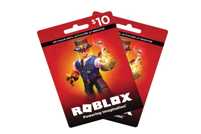 free roblox gift Card 10 USD 