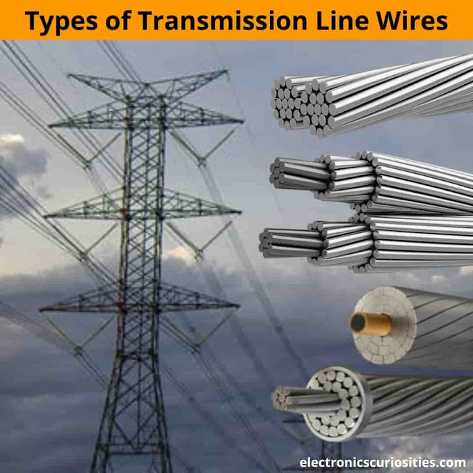 Types of Conductor materials used in Transmission Line | Types of Transmission Line Wires