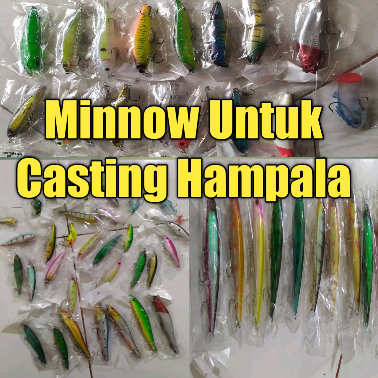 Umpan Minnow Untuk Casting Hampala (sebarau)