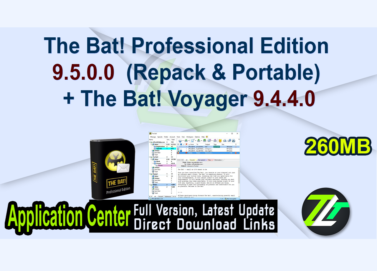 The Bat! Professional Edition 9.5.0.0 (Repack & Portable) + The Bat! Voyager 9.4.4.0