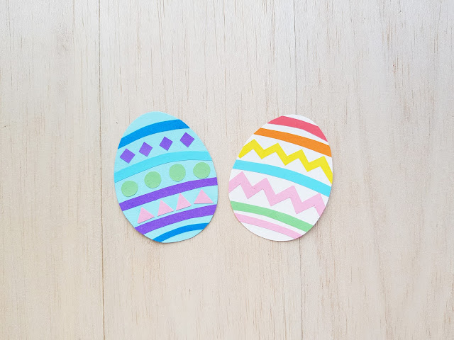 Cute Easter Egg Paper Craft Decoration for Kids to Make and Decorate