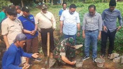 Danramil Kemang Hadiri Lauching Program Samisade Desa Kemang.