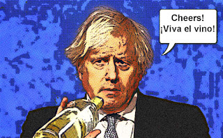 Downing Street, con Boris Johnson, era la fiesta del despotismo