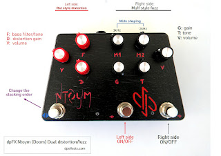 dpFX Doom fuzz, distortion function explained