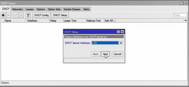 Hướng dẫn cấu hình dịch vụ DHCP Client trên Router MikroTik