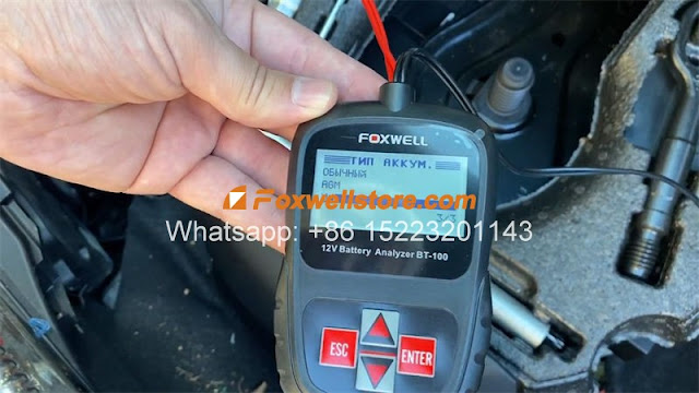 Foxwell BT100 Battery Tester Review  05