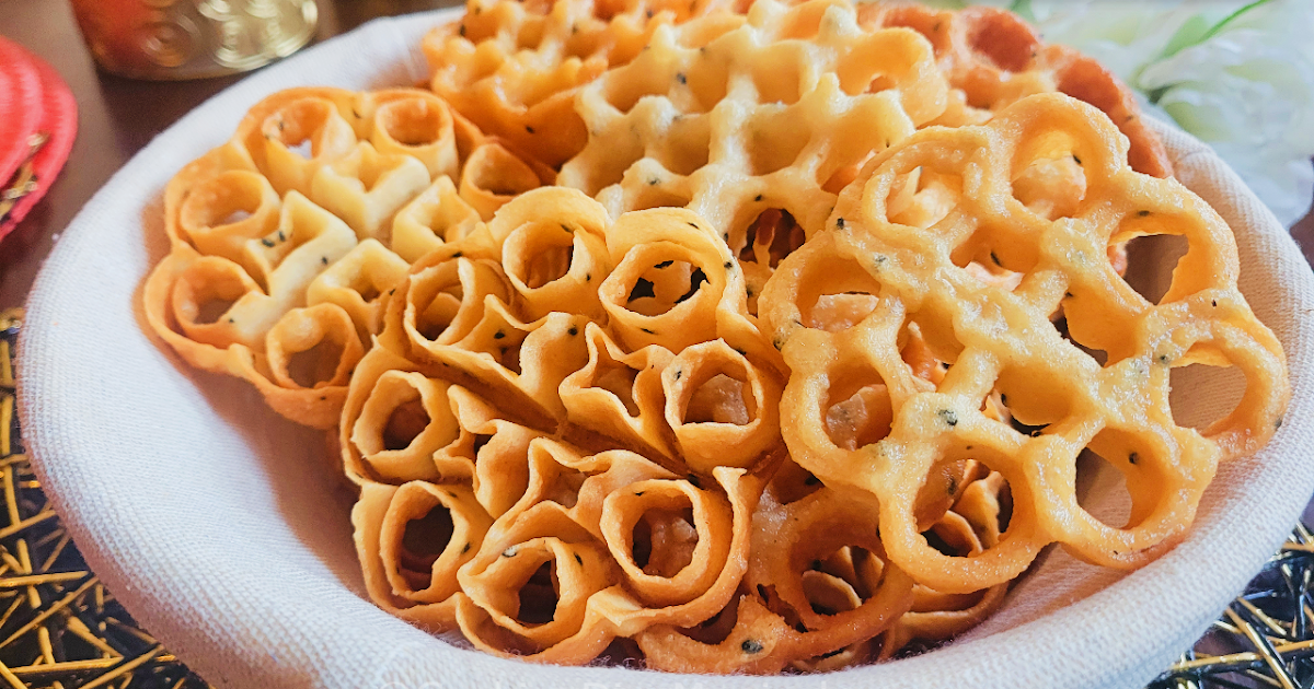 Achappam /Kerala Style Rosette Cookies (Eggless NO Rice Flour tastes AUTHENTIC)