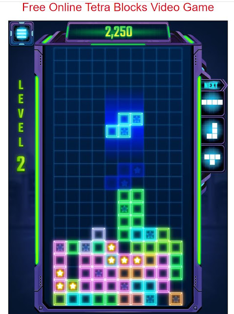 Free Online Tetra Blocks Video Game