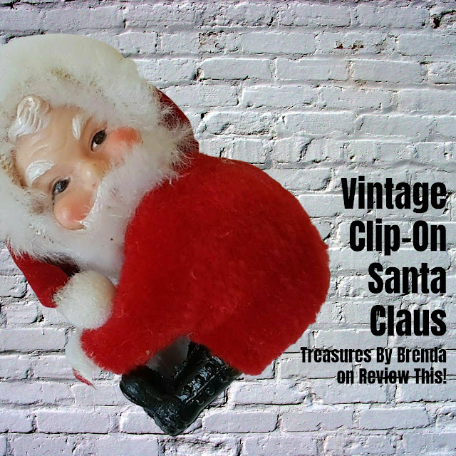 What Sold on eBay in December? A lovely vintage clip-on Santa Claus and more!?!