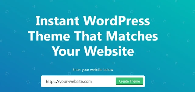 instant wordpress theme generator online that matches your website || instant wordpress theme generator online