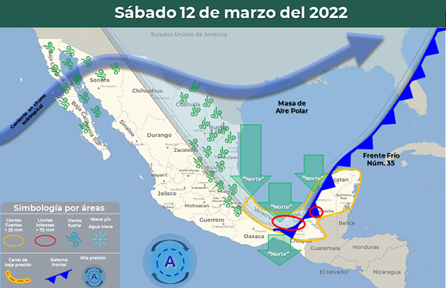 Atenuará frente frío altas temperaturas en Yucatán