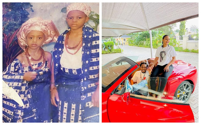 Words can't describe how amazing you are- Regina daniels showers sweet words on her brother as he turns a year older (Photos)