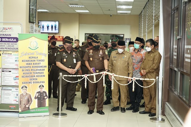 Bentuk Kontribusi Pembangunan di Depok. Kejati Resmikan Kantor Jaksa Pengacara Negara 