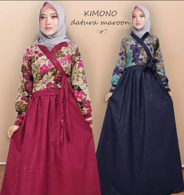 Baju muslim Batik Unik