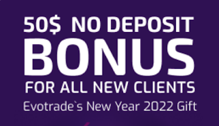 EVOTRADE $50 Forex No Deposit Bonus