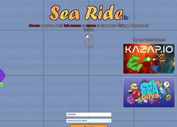 sea-ride-io-메인-페이지