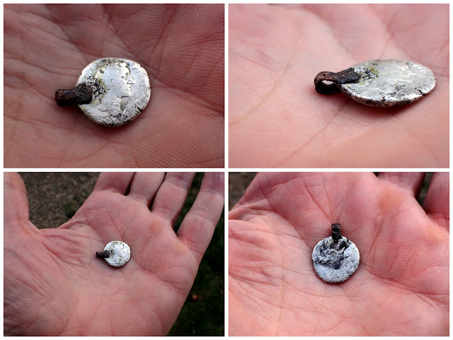 Fülezett Szarmata ezüst amulett
