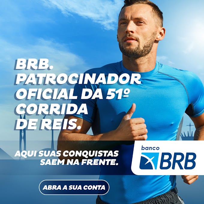 Banco BRB é o patrocinador oficial da 51ª Corrida de Reis de Brasília