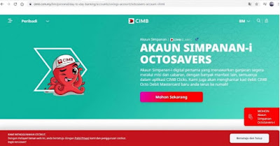 Cara Buka Akaun CIMB Online Tanpa Perlu Ke Kaunter dan Kad Debit Akan Dihantar Ke Rumah