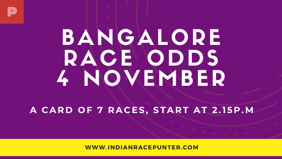 Bangalore Race Odds 4 December