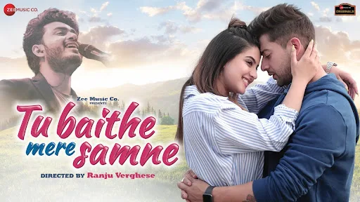 Tu Baithe Mere Samne Lyrics Poster - LyricsREAD