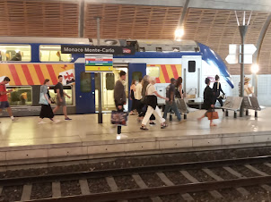 Monaco railway station.