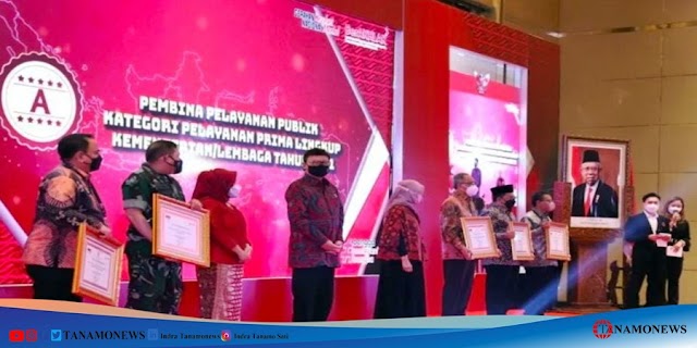 Kemenkuham Raih Penghargaan Kualitas Pelayanan Publik Berkualitas