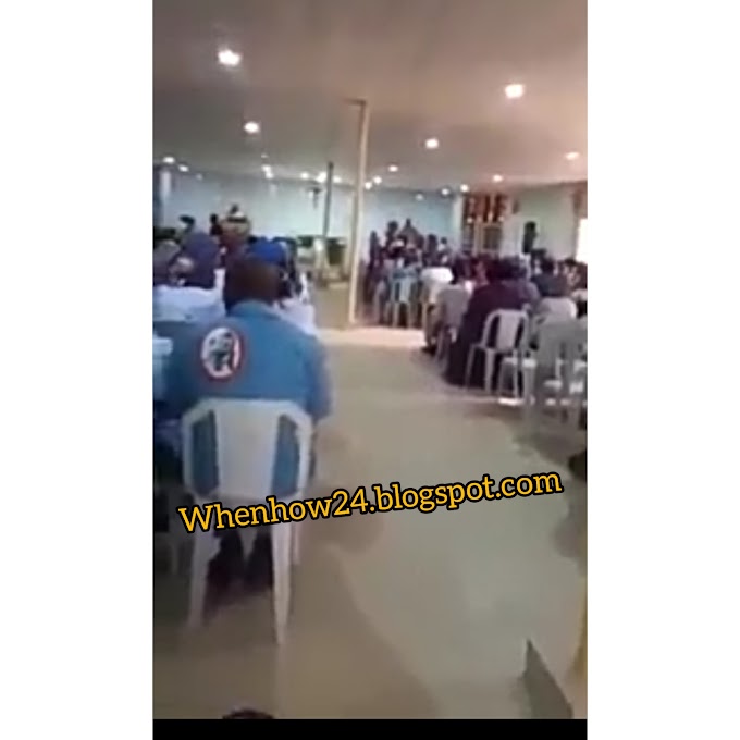 Watch The Moment Church Members Revolted When Parish Priest Ban The Use of Igbo Songs (Video) 