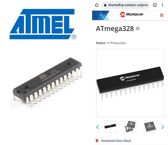 Atmega328 dari Atmel menjadi Microchip